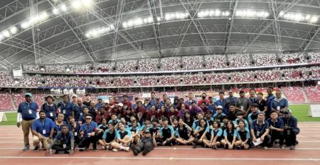 Student Volunteers at the Track meet 2024